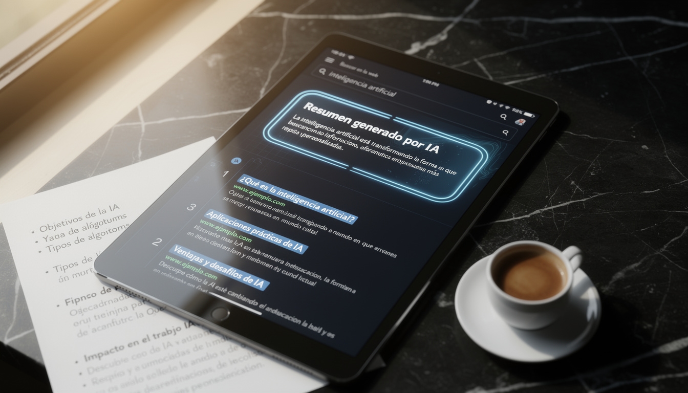 Página de resultados de Google con AI Overview en español